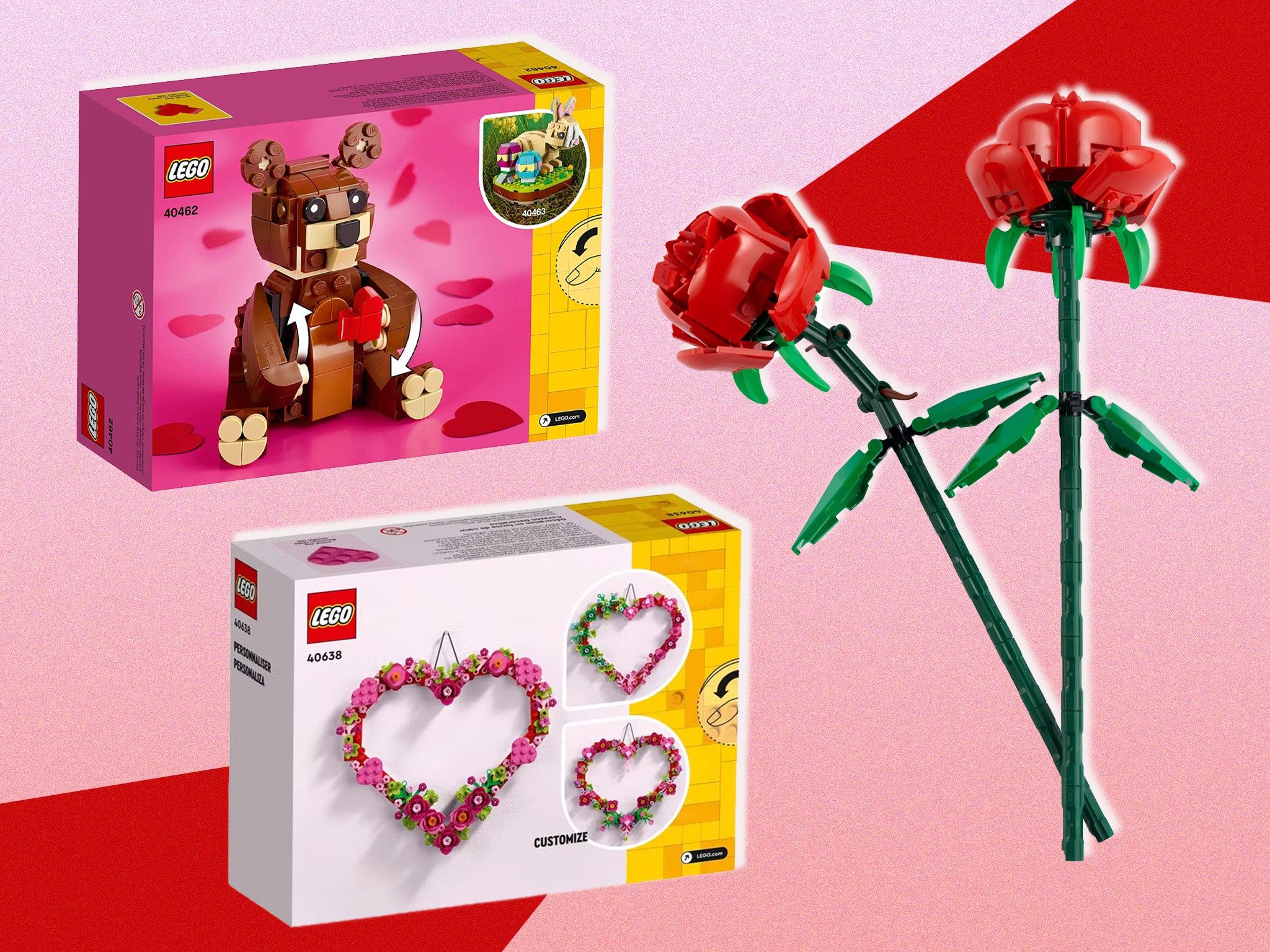 Lego Valentine’s Day sets Flower bouquets, heart builds and more The